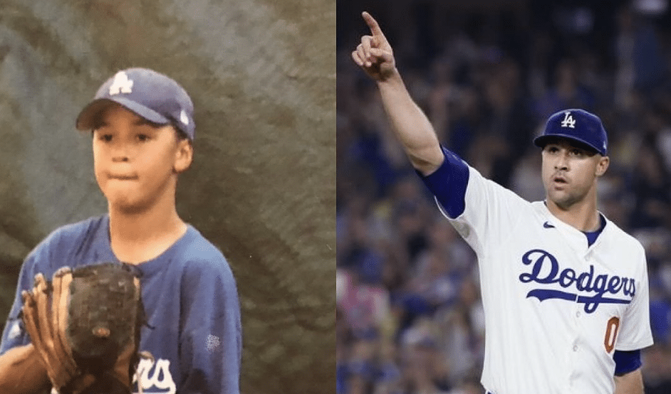 Jack Flaherty, desde niño, todo un Dodger